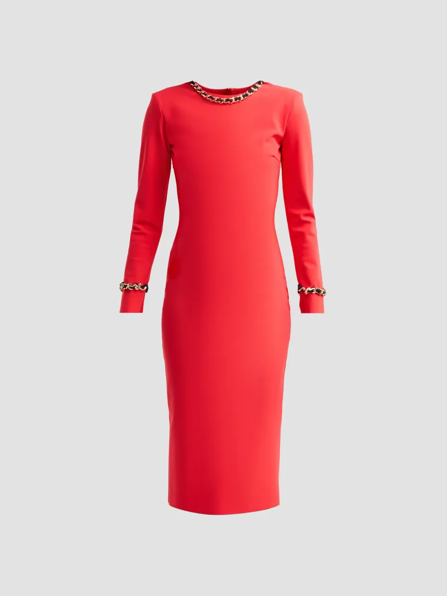 Klara Jersey Sheath Midi Dress by Chiara Boni La Petite Robe