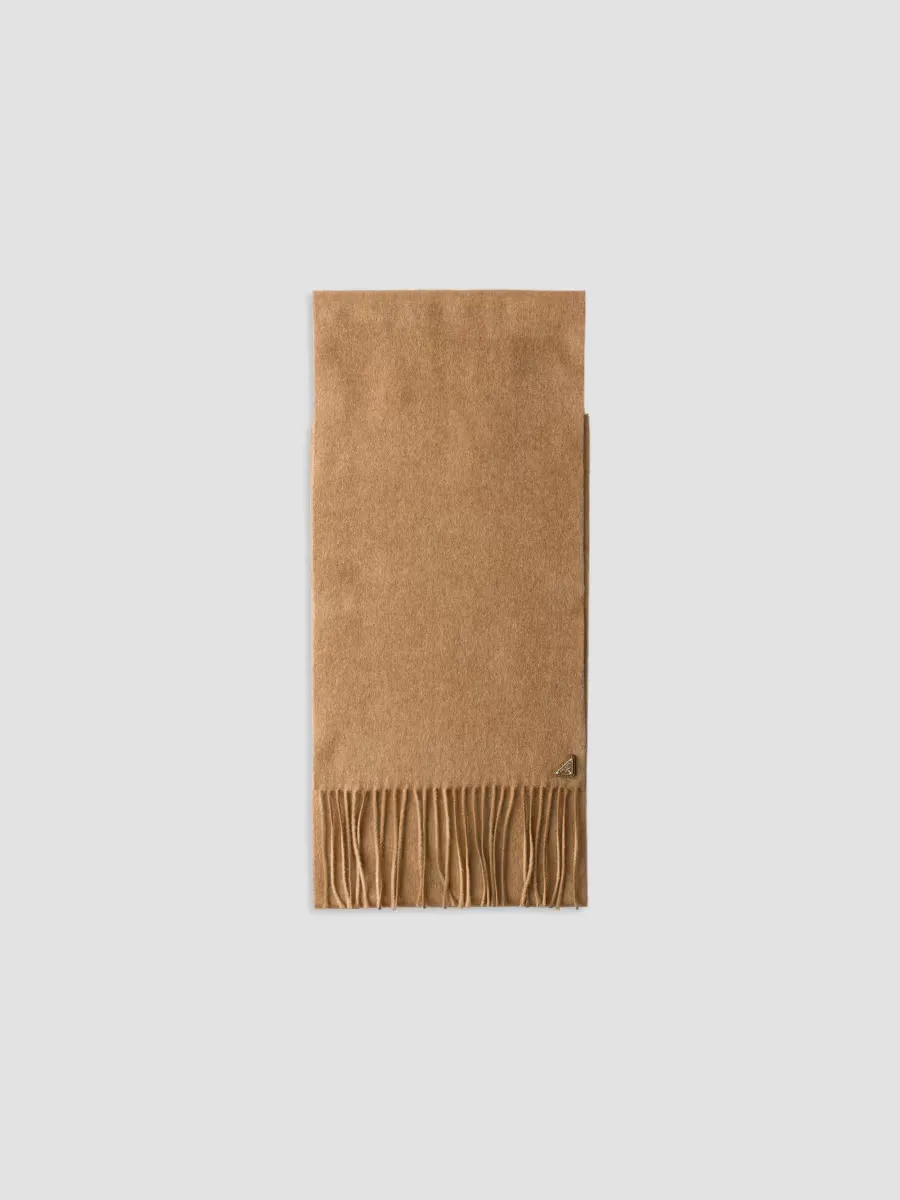 Silk and Cashmere Scarf by Prada