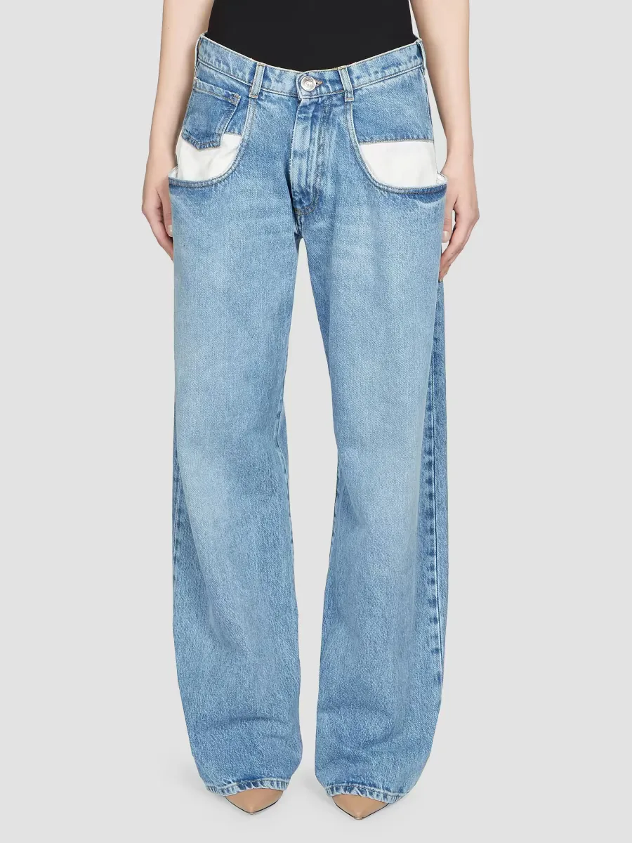 Boot-Cut Jeans - Denim