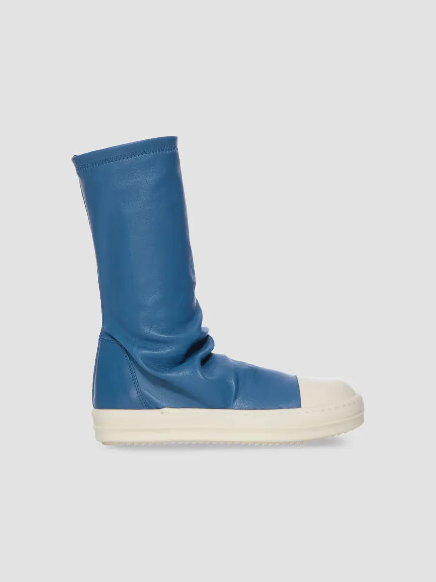 Leather-Blend Sock Sneakers by Rick Owens