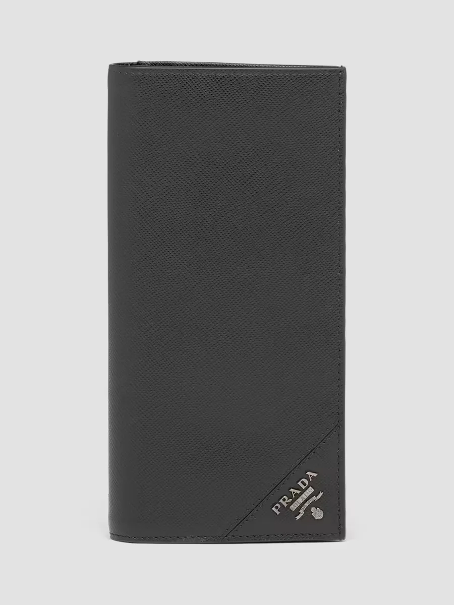 Large Saffiano Leather Wallet by Prada