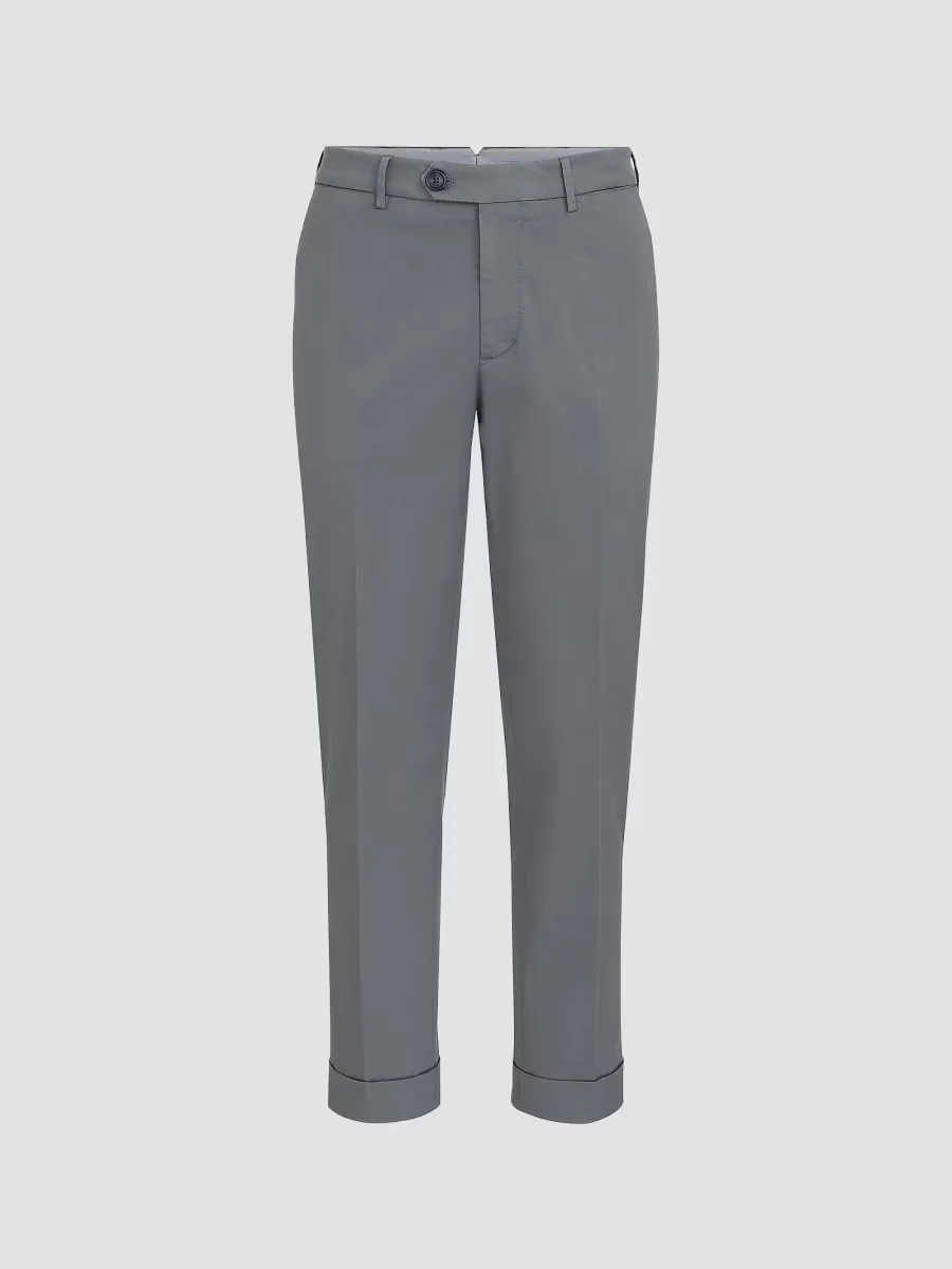 Garment Dyed Italian Fit Trousers