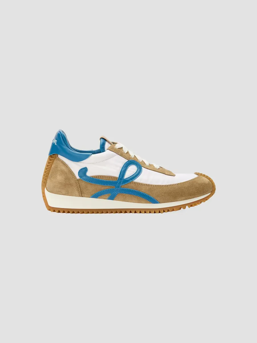 Flow Runner 2.0 Leather & Suede Low-Top Sneakers