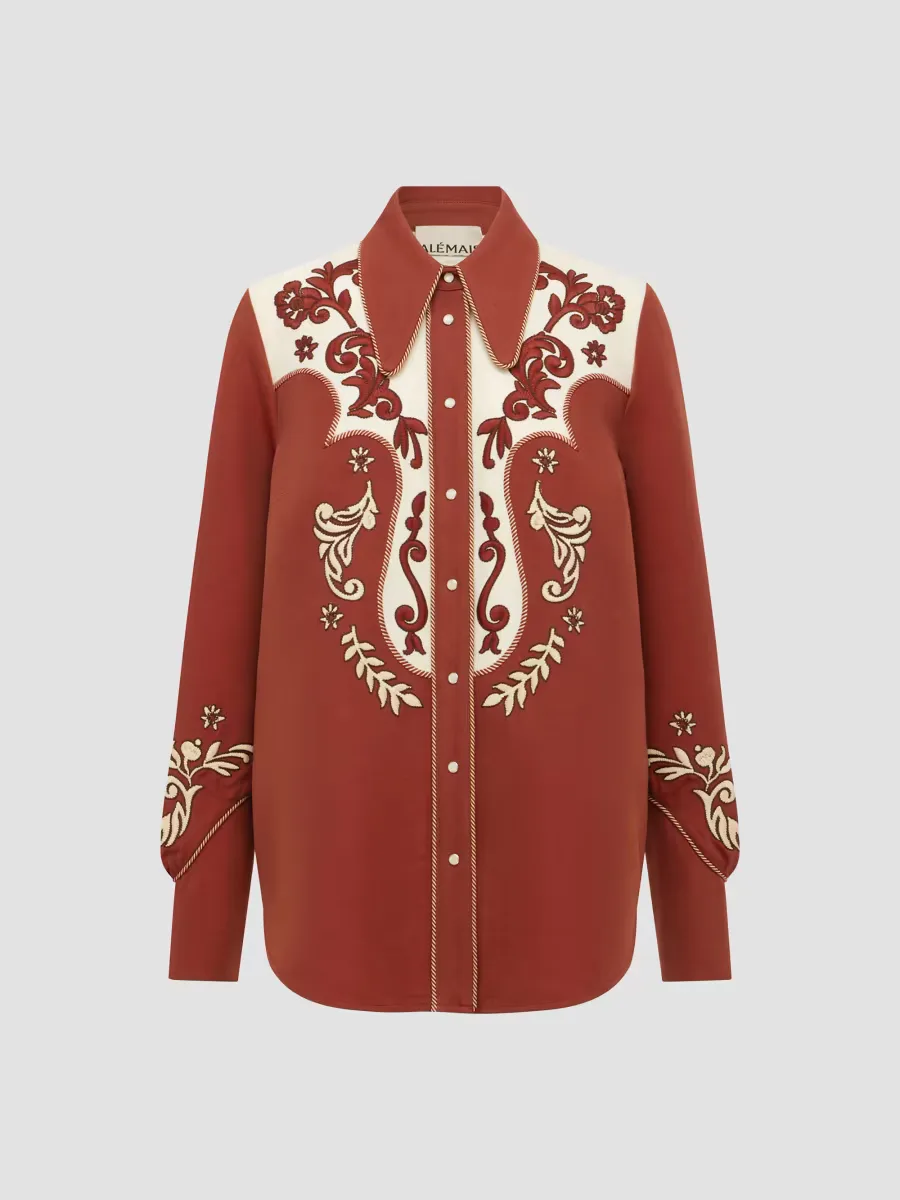 Duke Western-Embroidered Shirt by ALMAIS