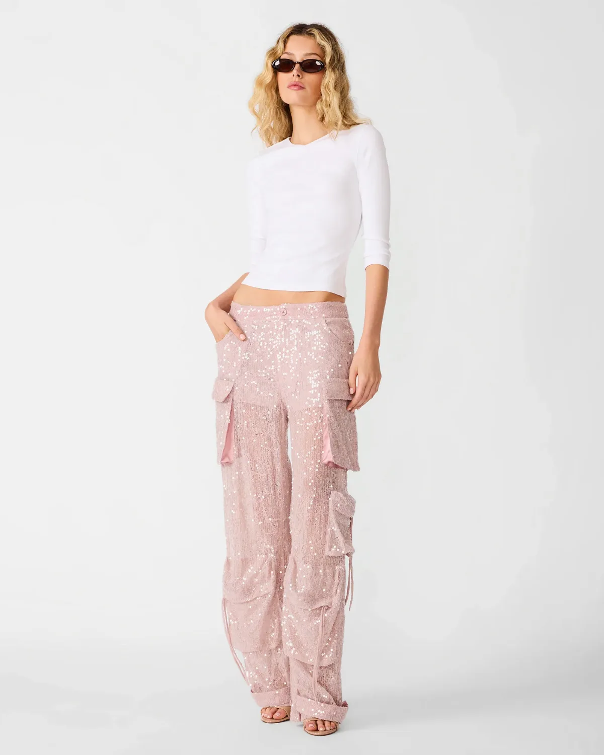 Duo Pant Wide Leg - Nylon by Steve Madden