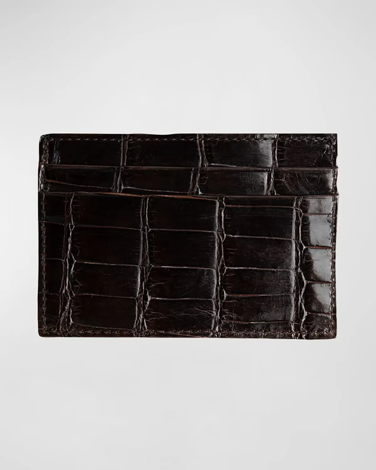 Alligator Leather Card Case by Abas