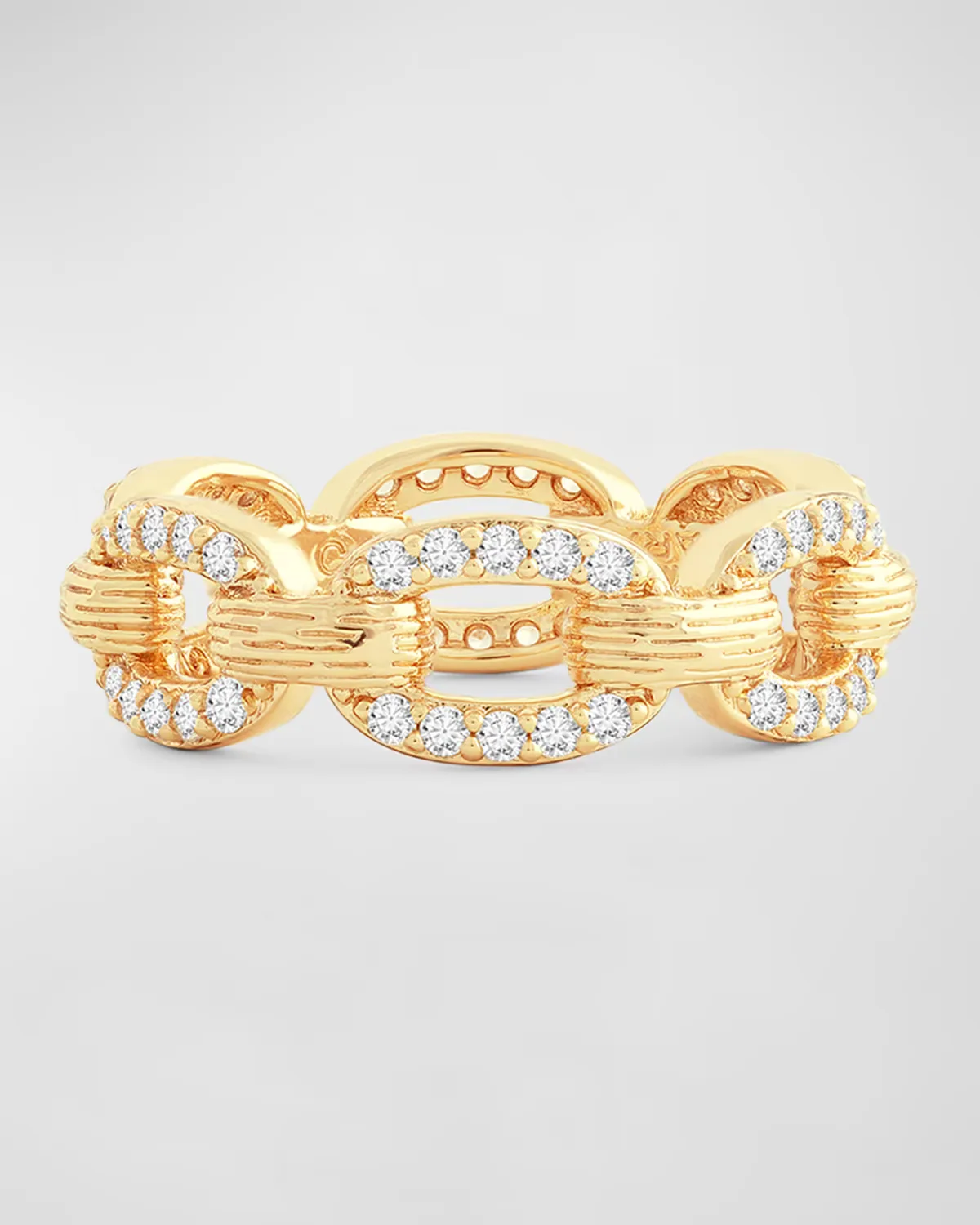 Enchanted Forest Chain Ring by Anabel Aram Jewelry