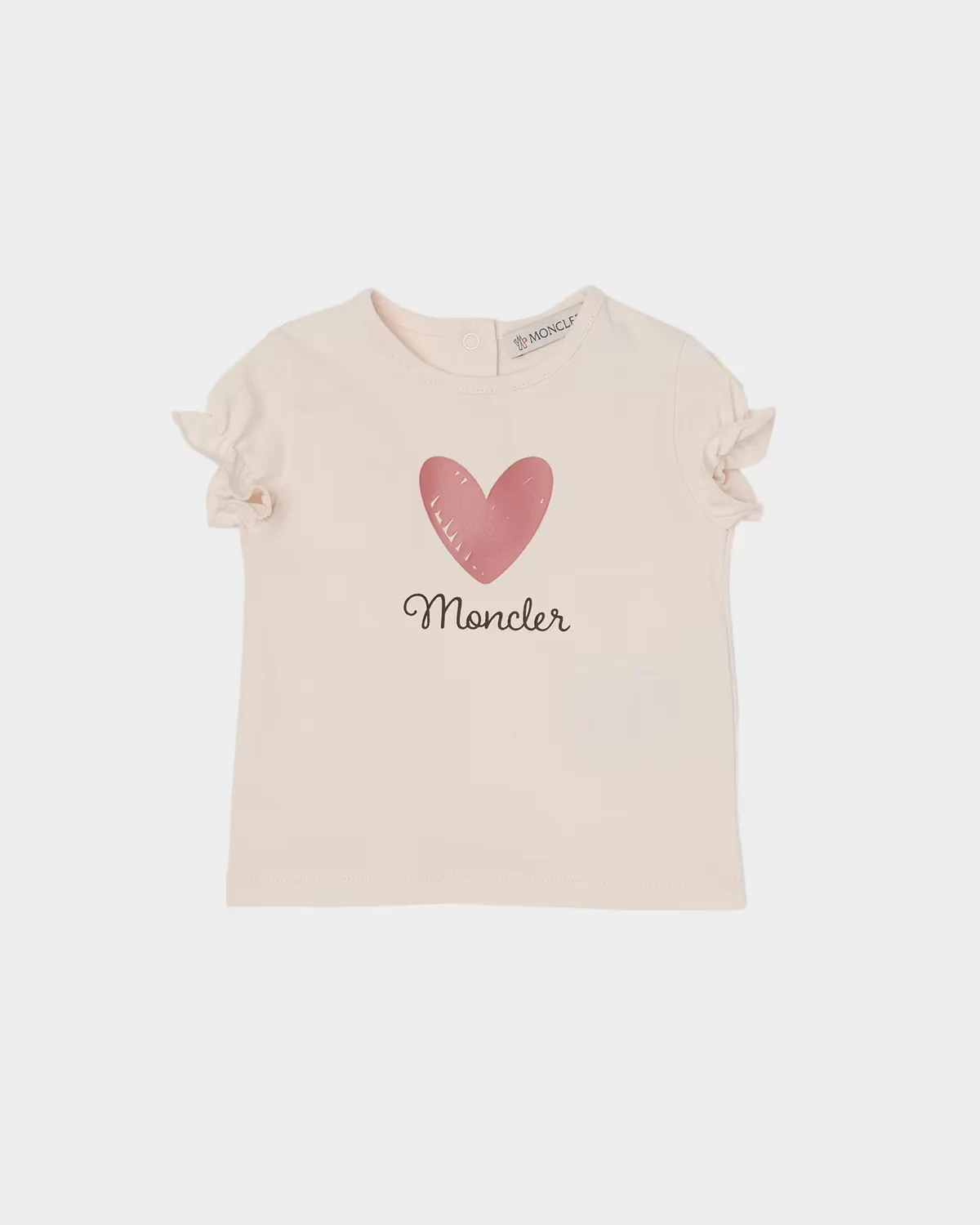 Heart Logo-Print Short-Sleeve T-Shirt by Moncler