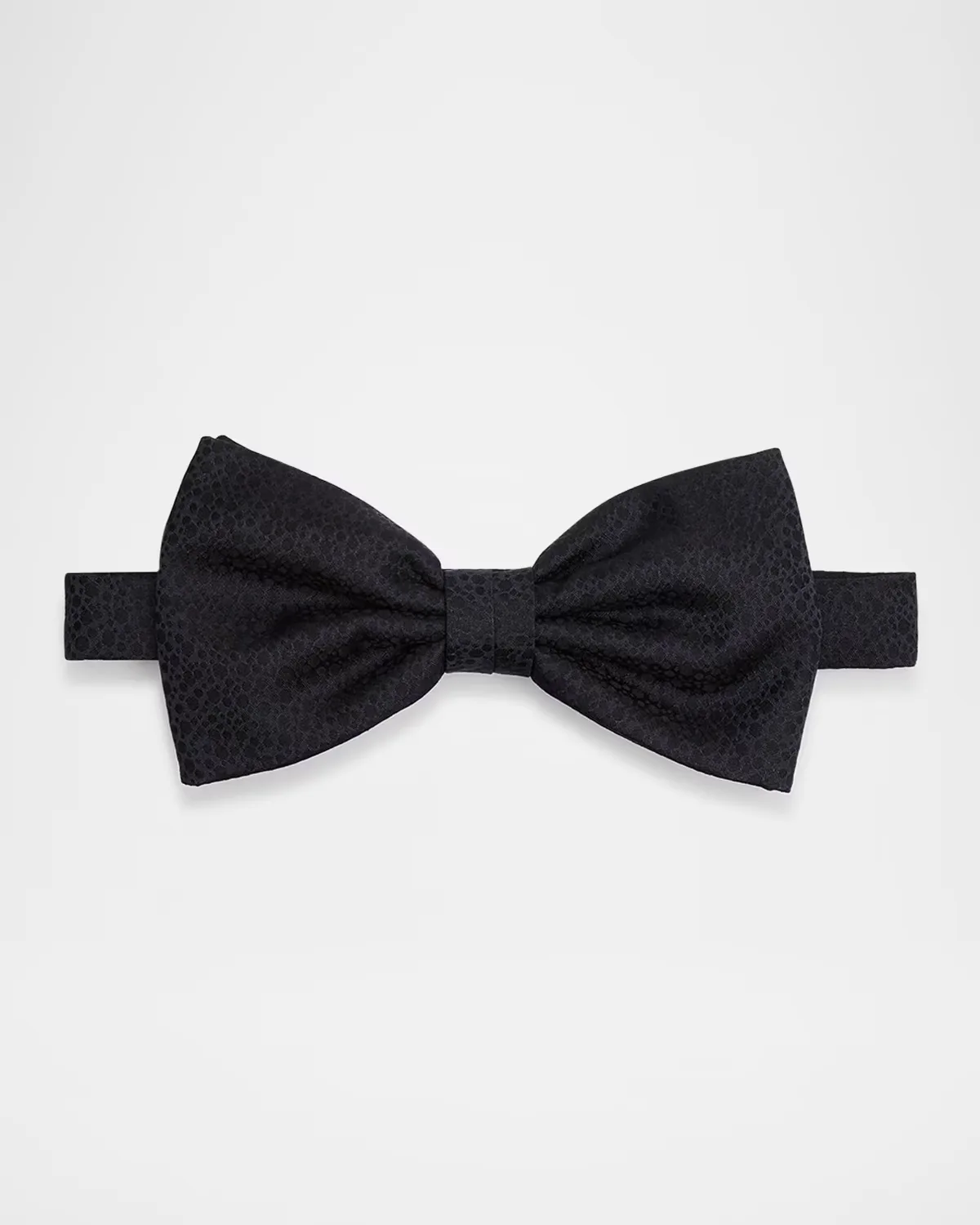 Micro-Jacquard Silk Bow Tie by Stefano Ricci