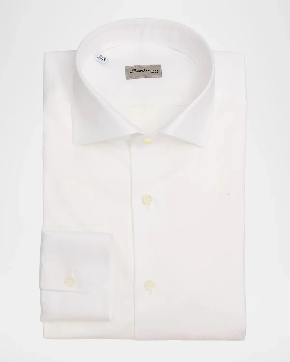 Basic Textured Cotton Shirt by Sartorio
