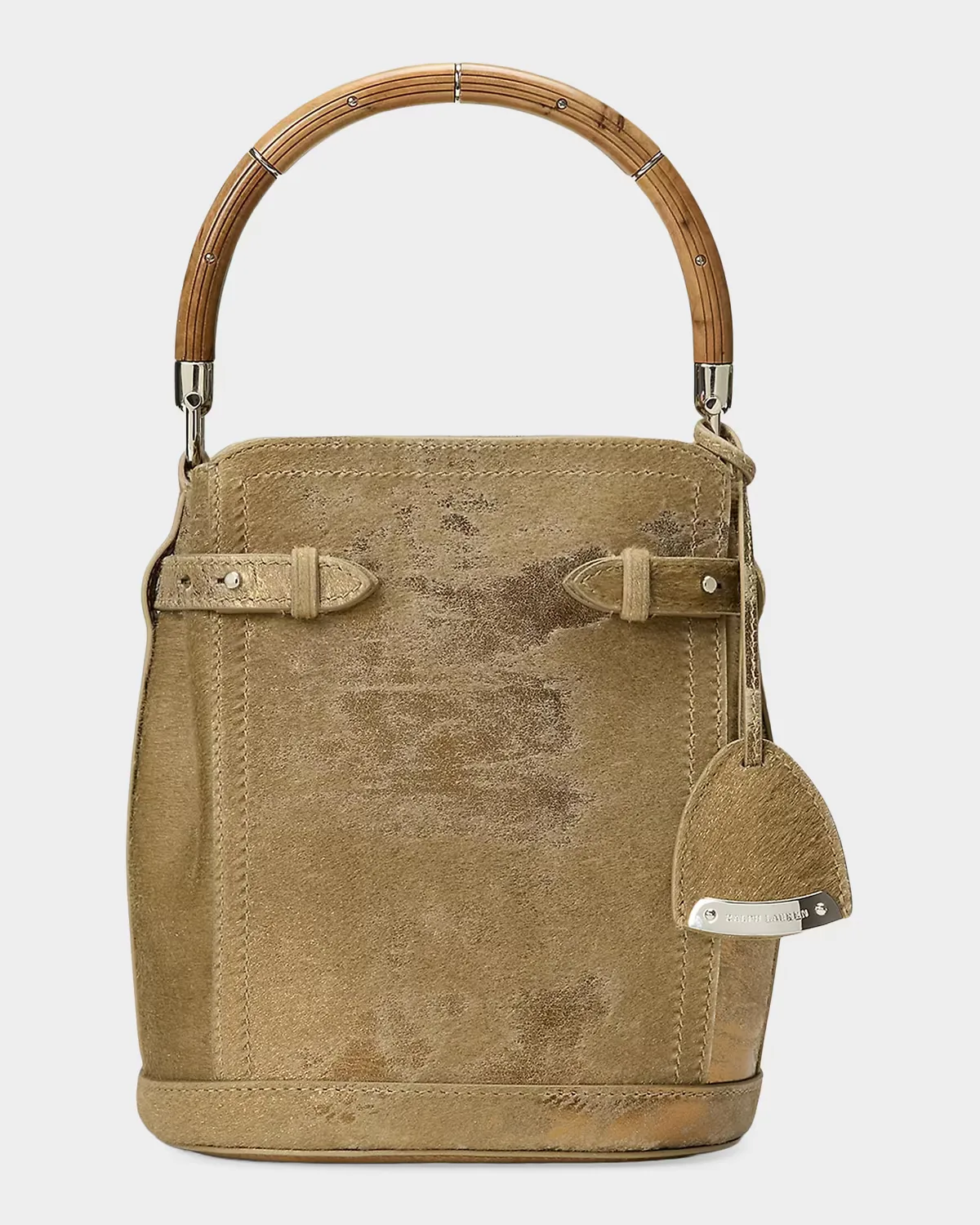 Small Calf Hair Bucket Bag by Ralph Lauren