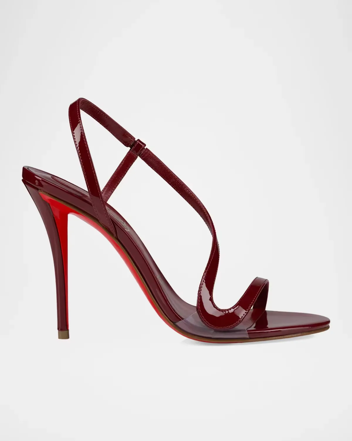 100mm Rosa Z Patent Leather Sandals