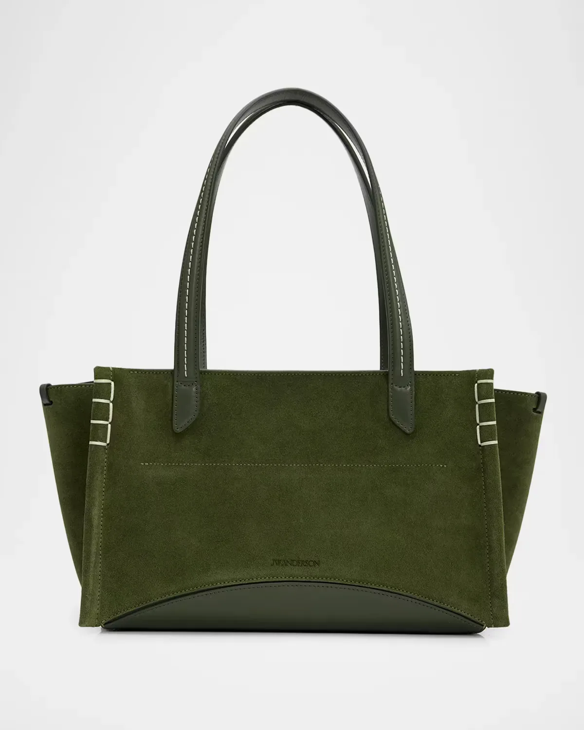 Elongated Loafer Cabas Suede Shoulder Bag by JW Anderson