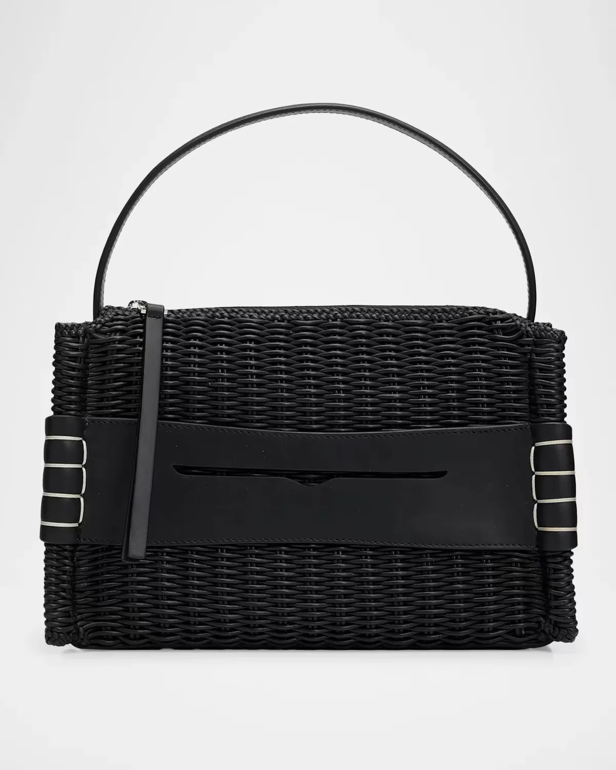 Woven Leather Top Handle Bag by JW Anderson