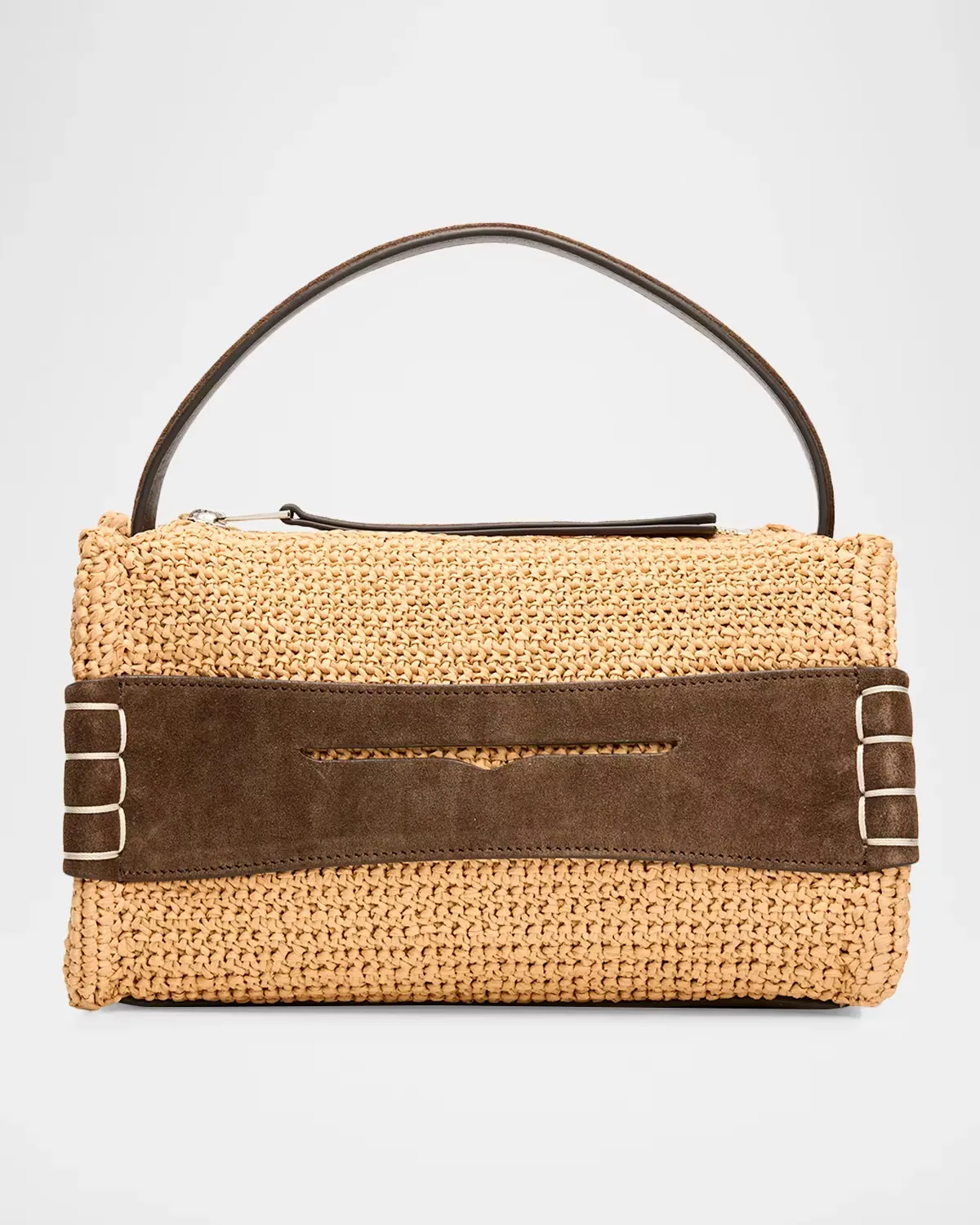 Small Loafer Raffia Bag by JW Anderson