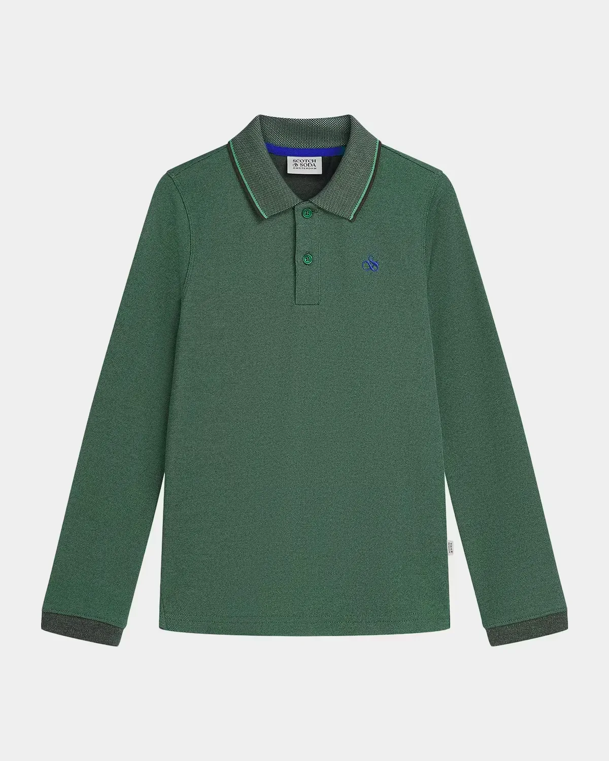 Contrast-Tipped Cotton Polo Shirt by Scotch & Soda