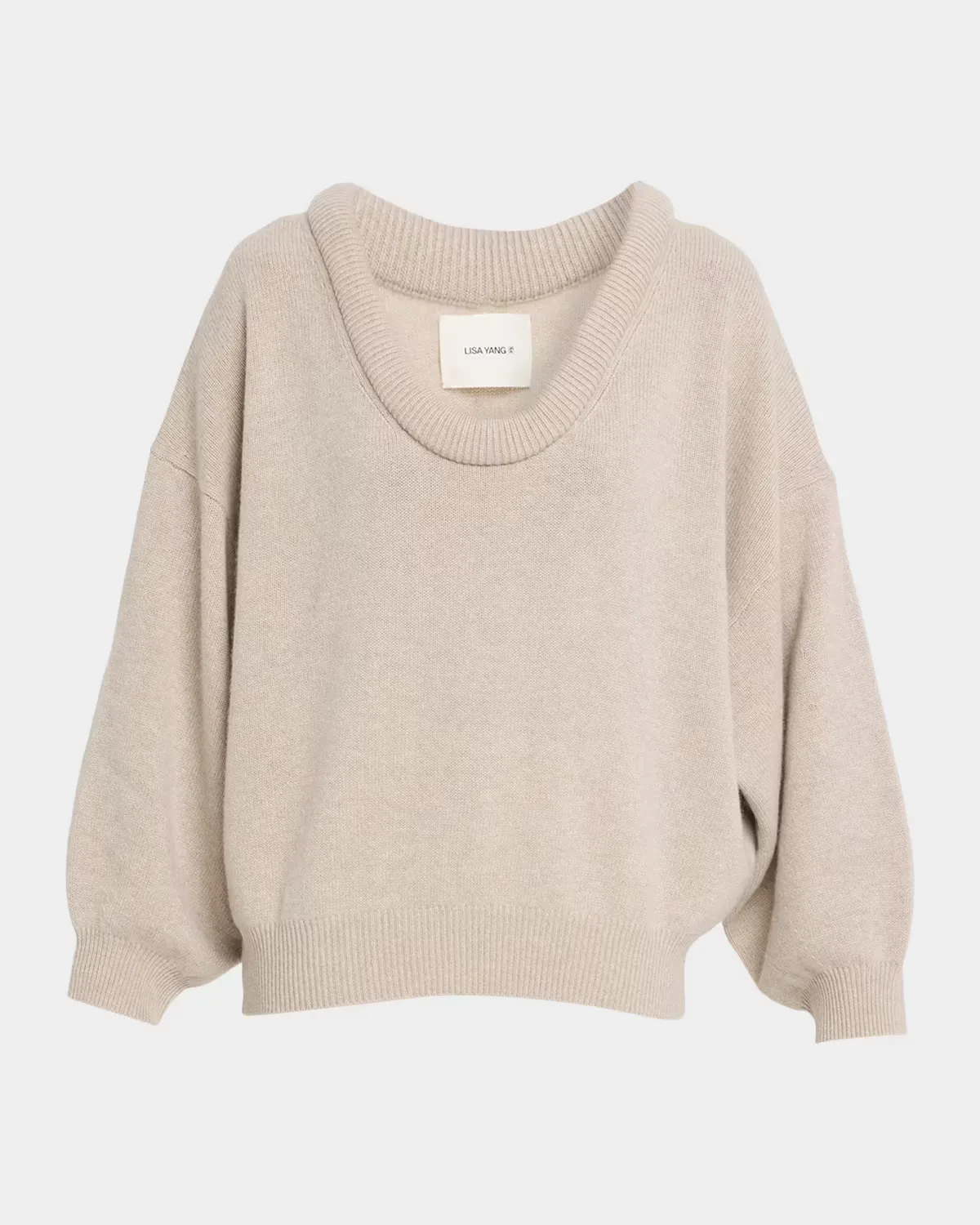 Doria Scoop-Neck Cashmere Sweater by Lisa Yang