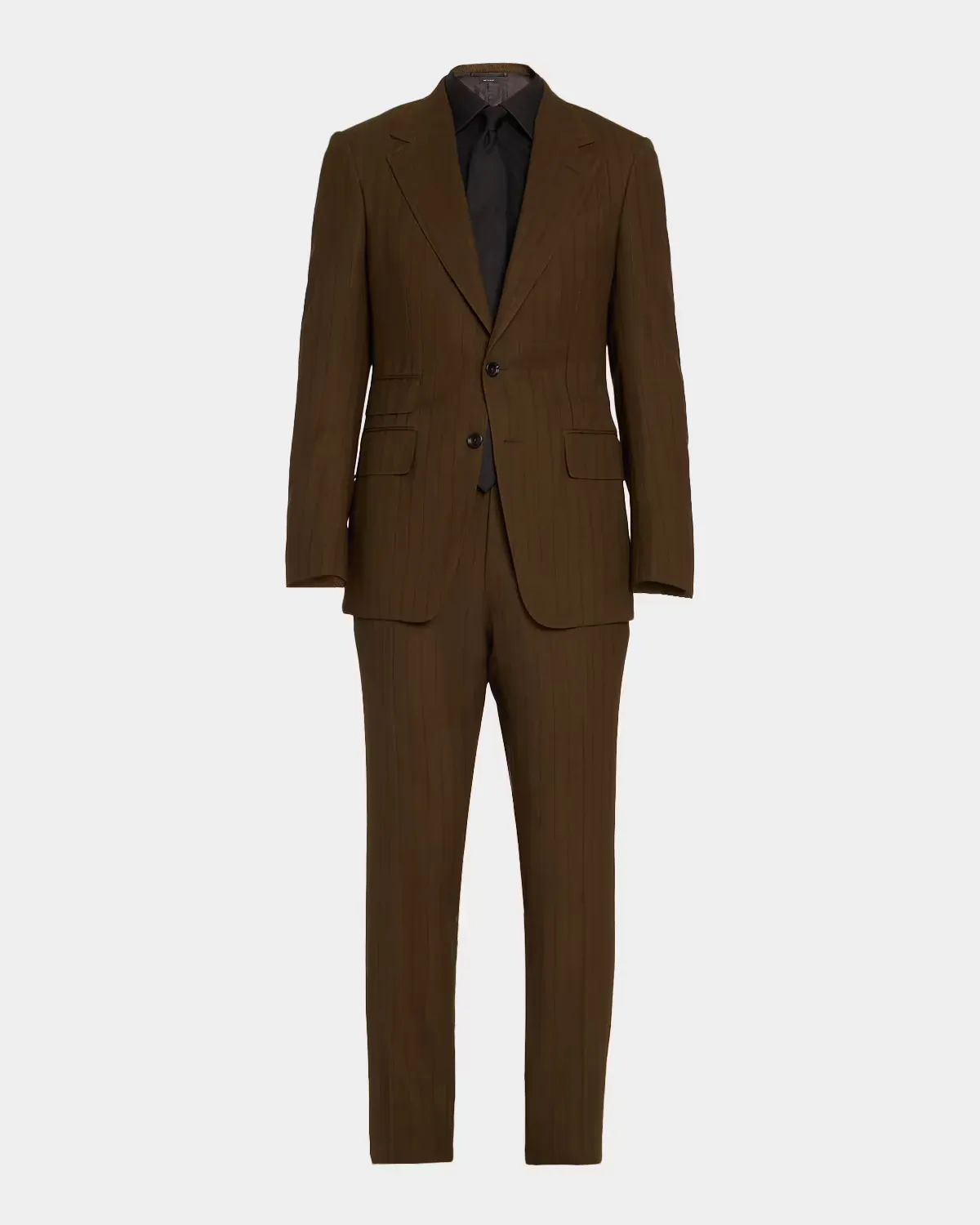 Fresco Stripe Single-Breasted Suit by Tom Ford