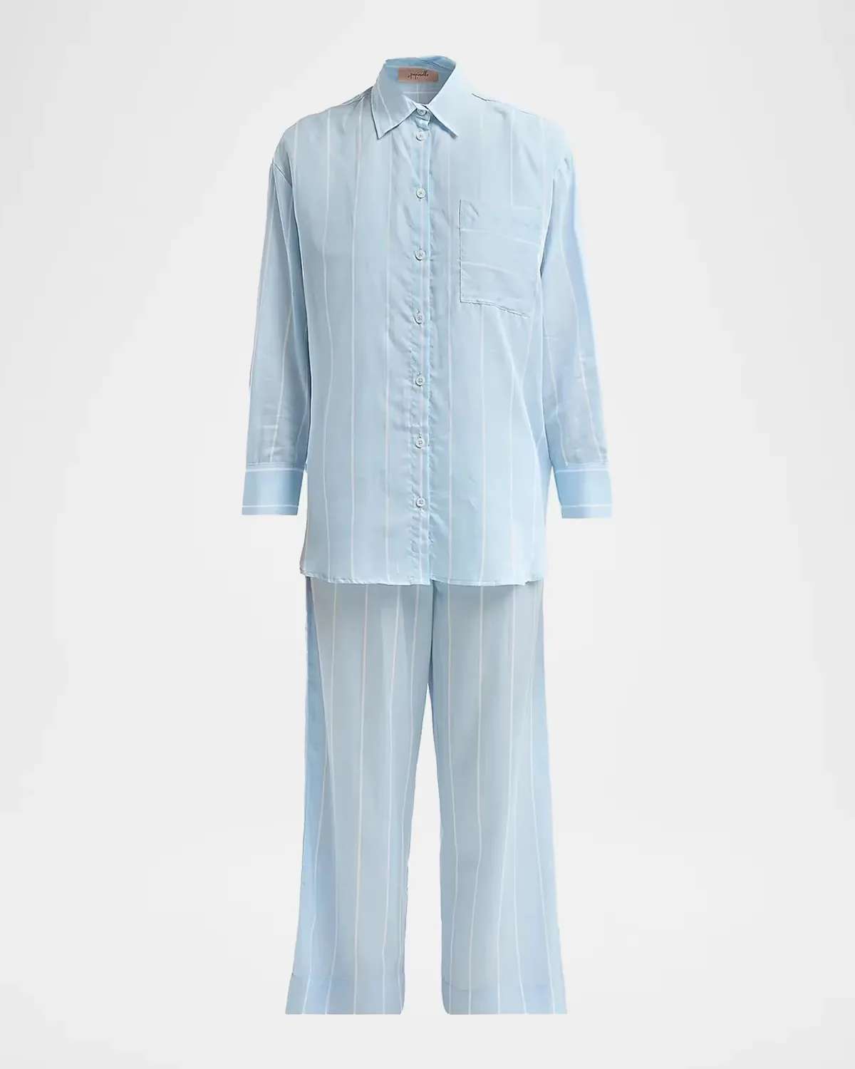 Striped Cotton Shirt by Papinelle