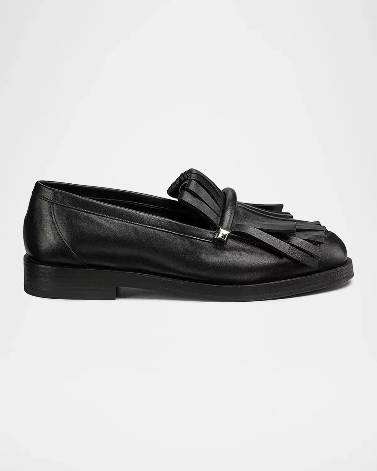 Eska Fringe Leather Loafers by Jimmy Choo