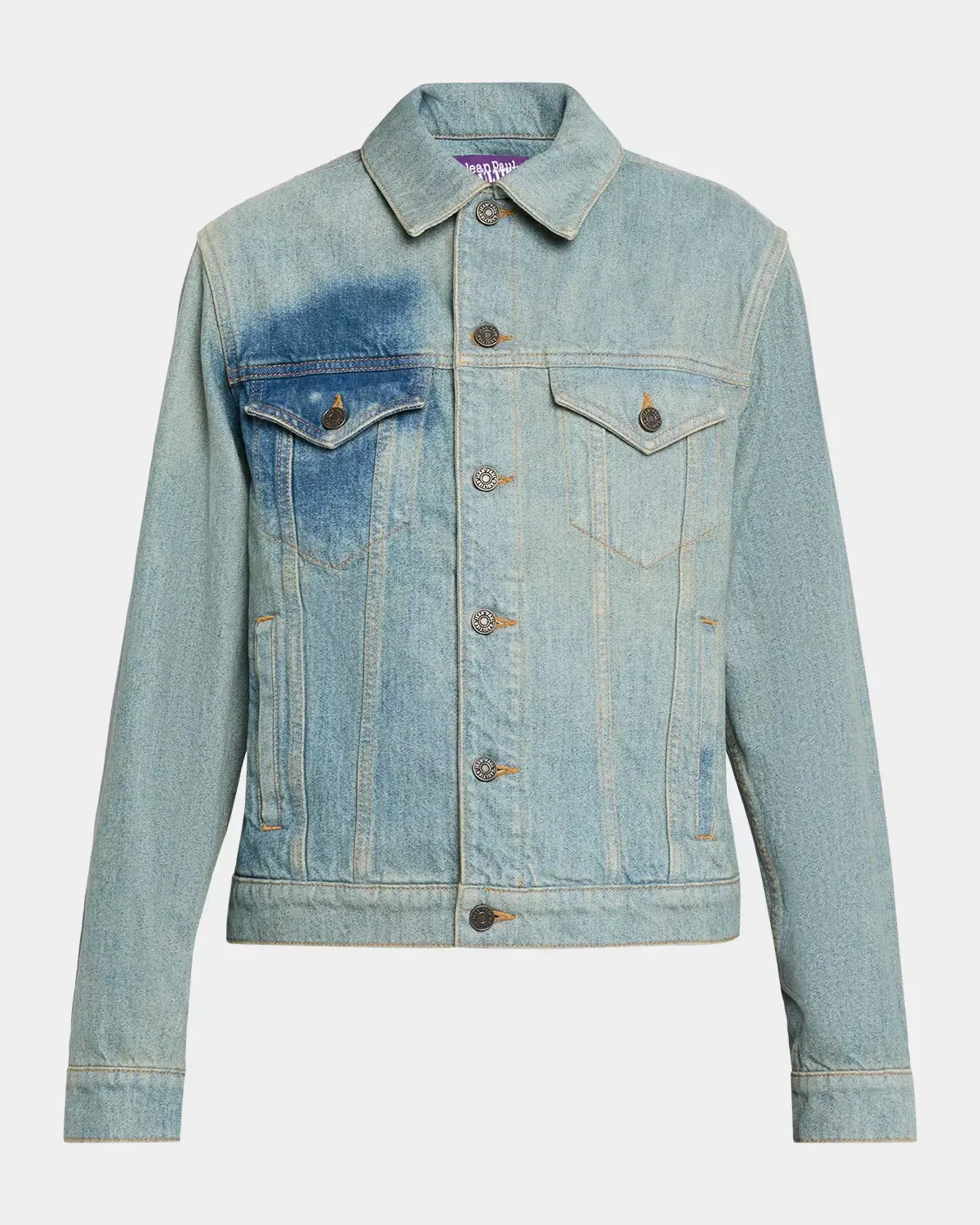 The Face Denim Jacket by Jean Paul Gaultier