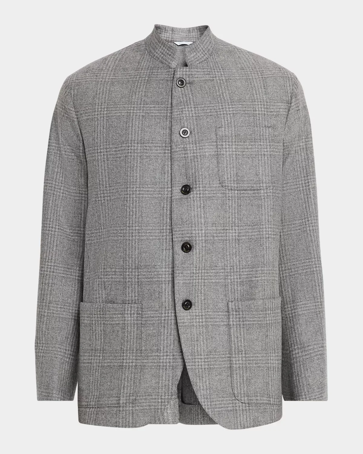 Wool Plaid Chore Jacket by Boglioli