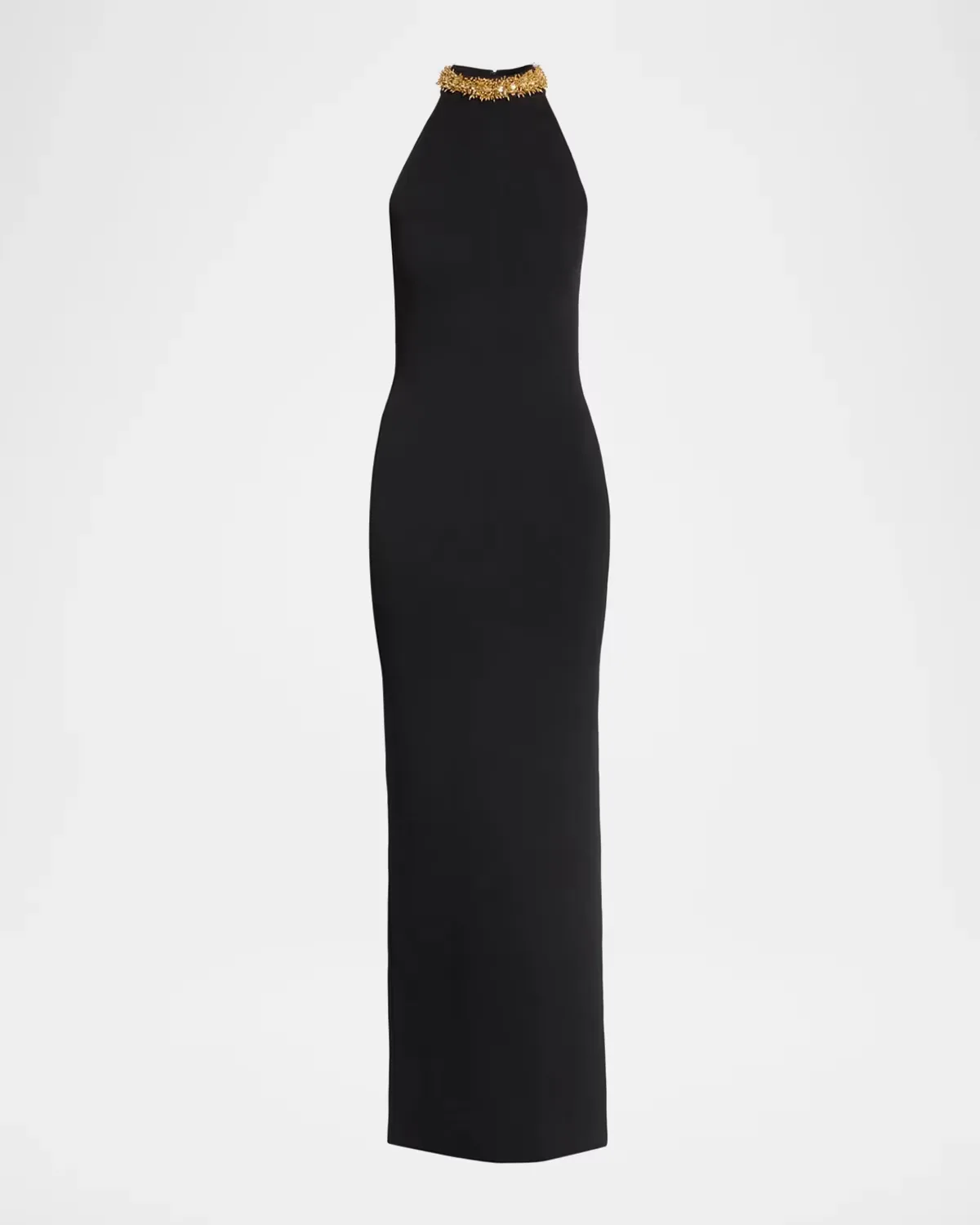 Embellished Compact Knit Maxi Dress by Balmain