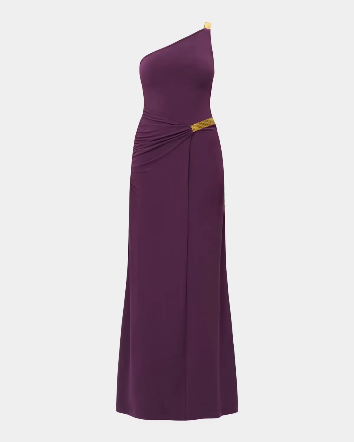 The Teresa Draped One-Shoulder Gown