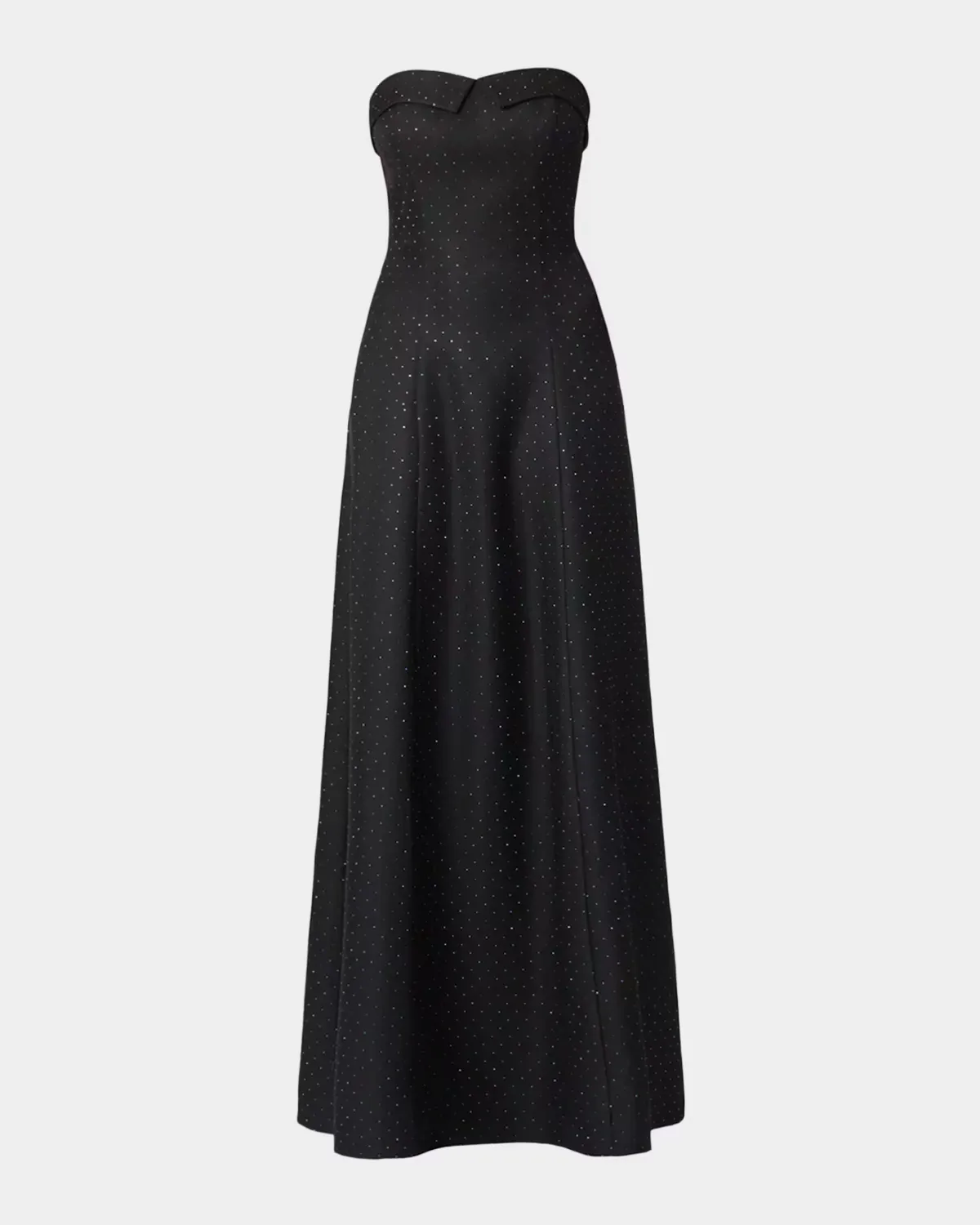 Lindy Strapless Crystal Twill Gown by Shoshanna