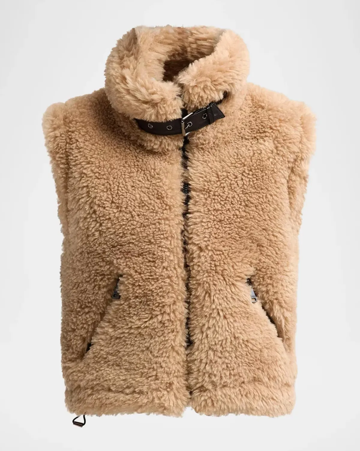 Funnel Collar Sherpa Vest by S.A.M.