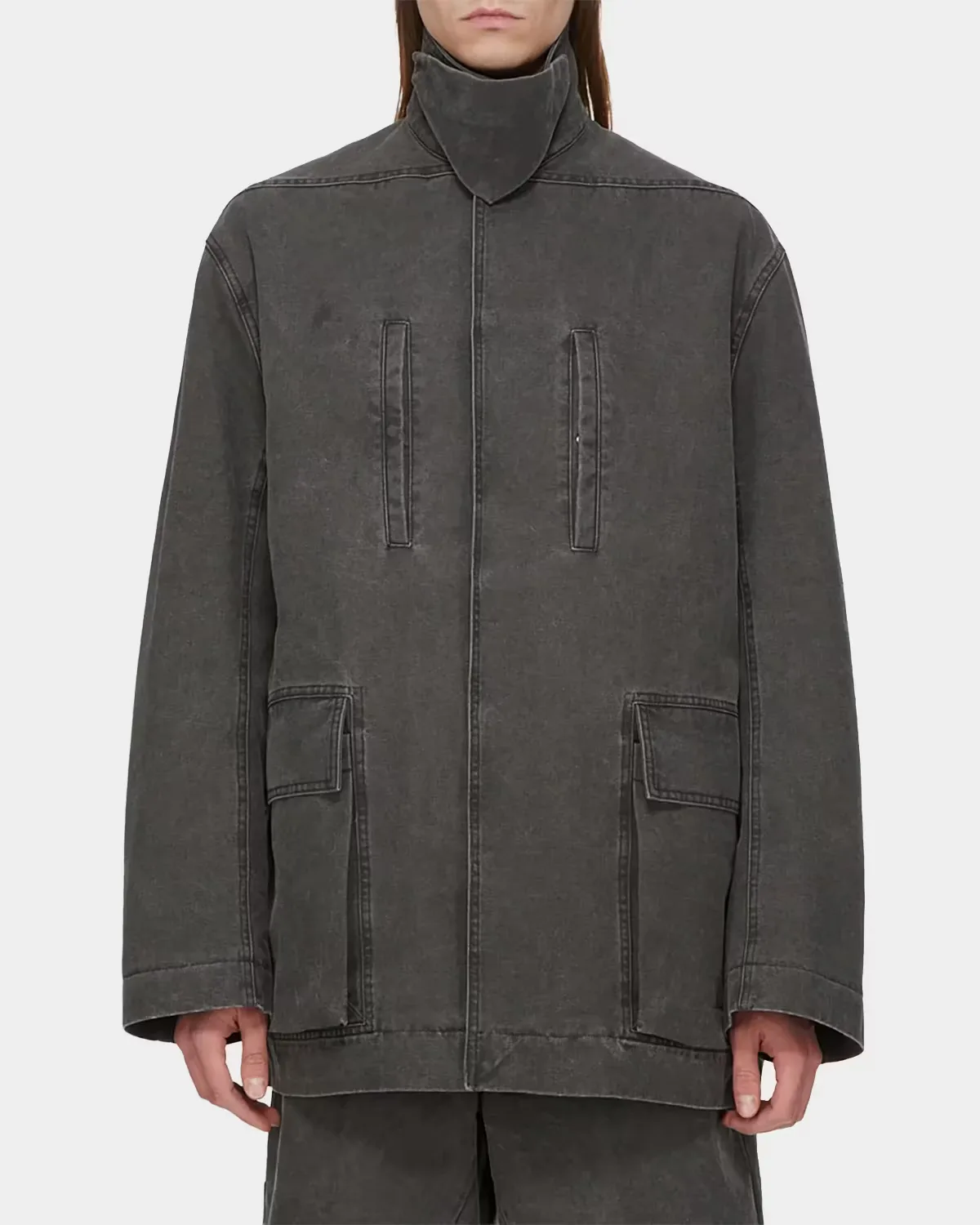 Denim Oversized Jacket by Rick Owens