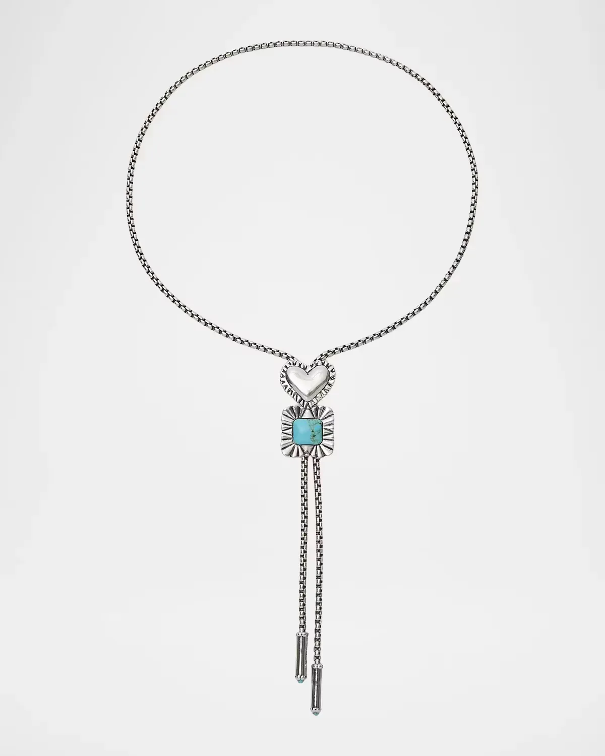 Ruffle Heart Bolo Necklace by Lele Sadoughi