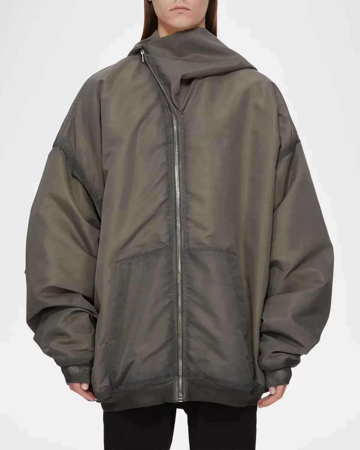 Mountain Hun Hooded Jacket by Rick Owens