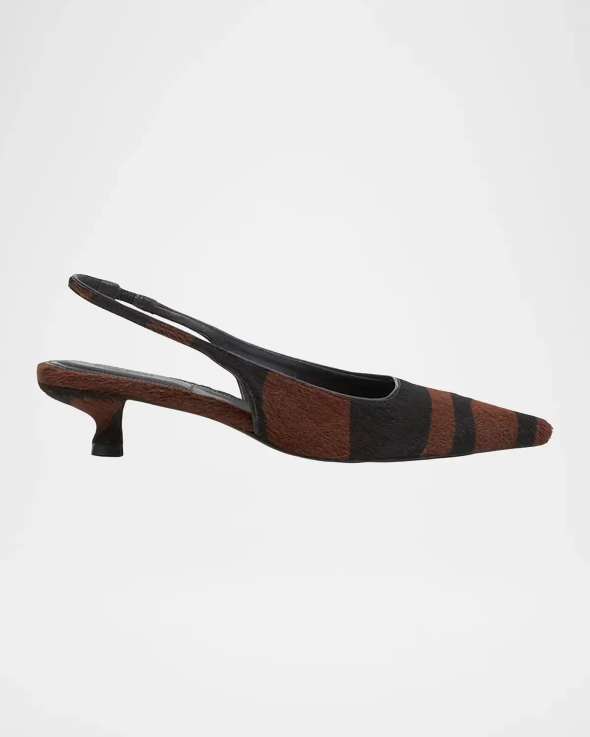 35mm Jenny Calf Hair Slingback Pumps by SIMKHAI