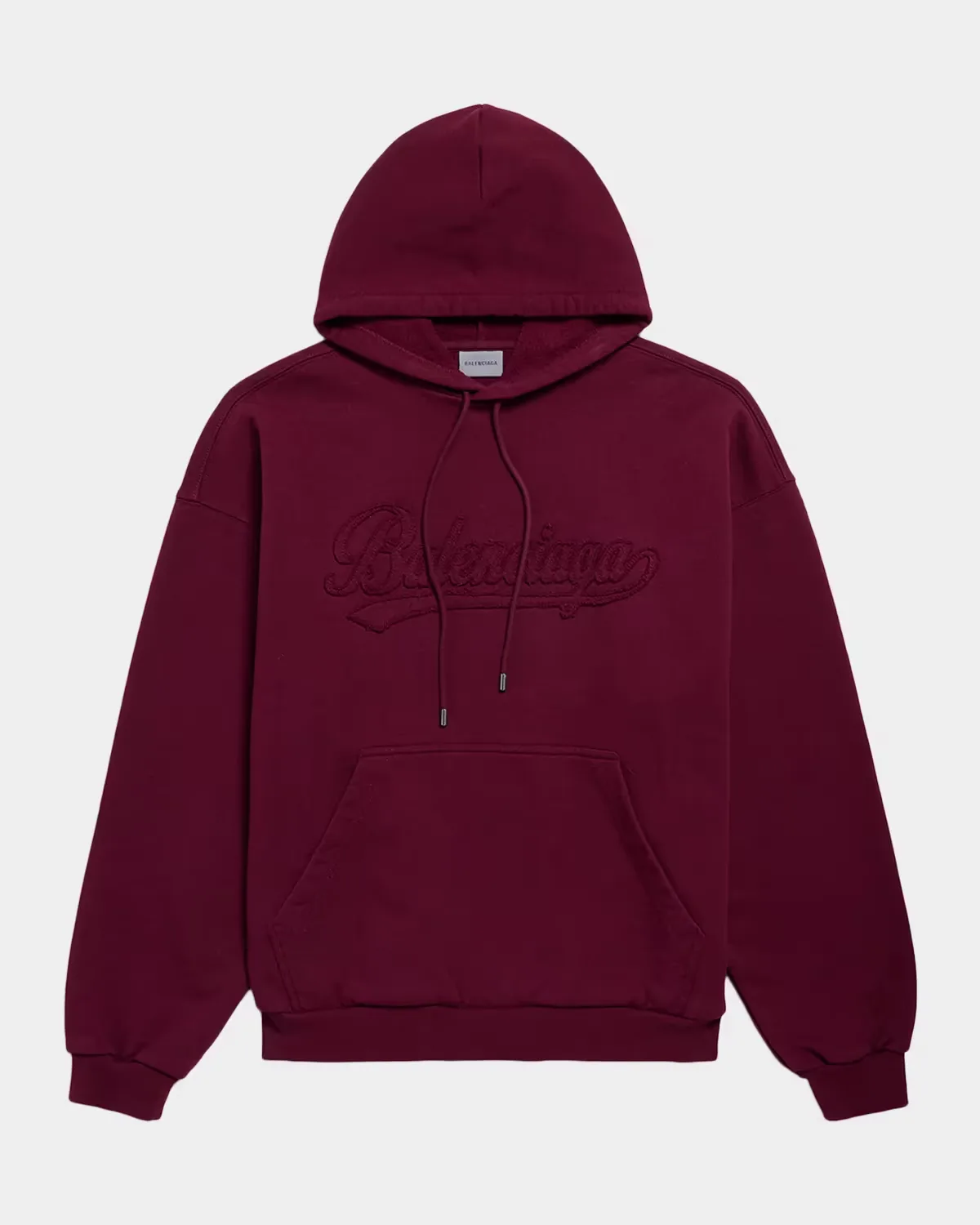 Tonal Logo-Embroidered Hoodie by Balenciaga