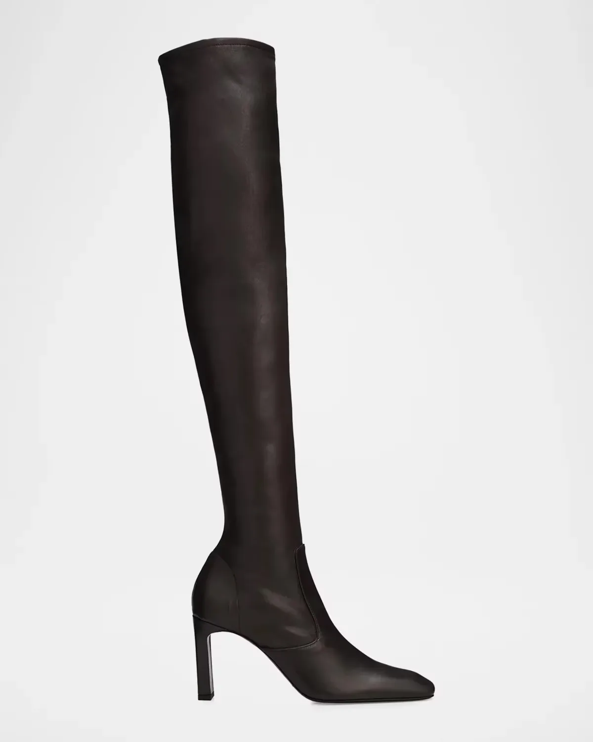 85MM Leather Over-The-Knee Boots by Totême