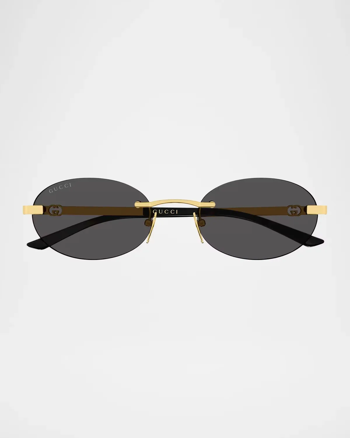55MM Rimless Oval Sunglasses by Gucci