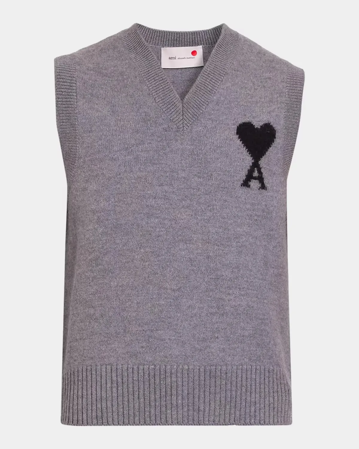 Quota Ami De Coeur Logo Knit Vest