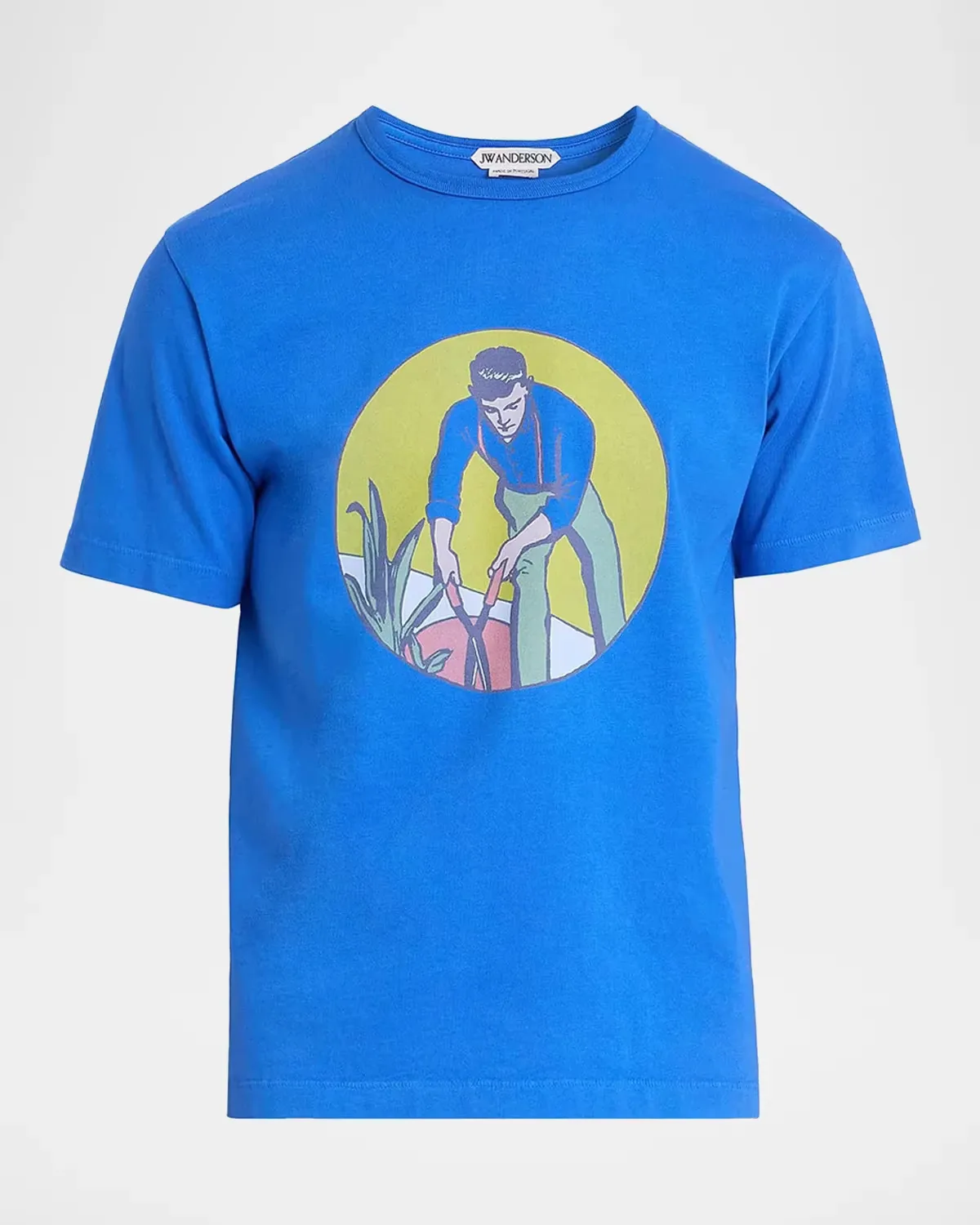 Gardener Cotton Crewneck T-Shirt by JW Anderson