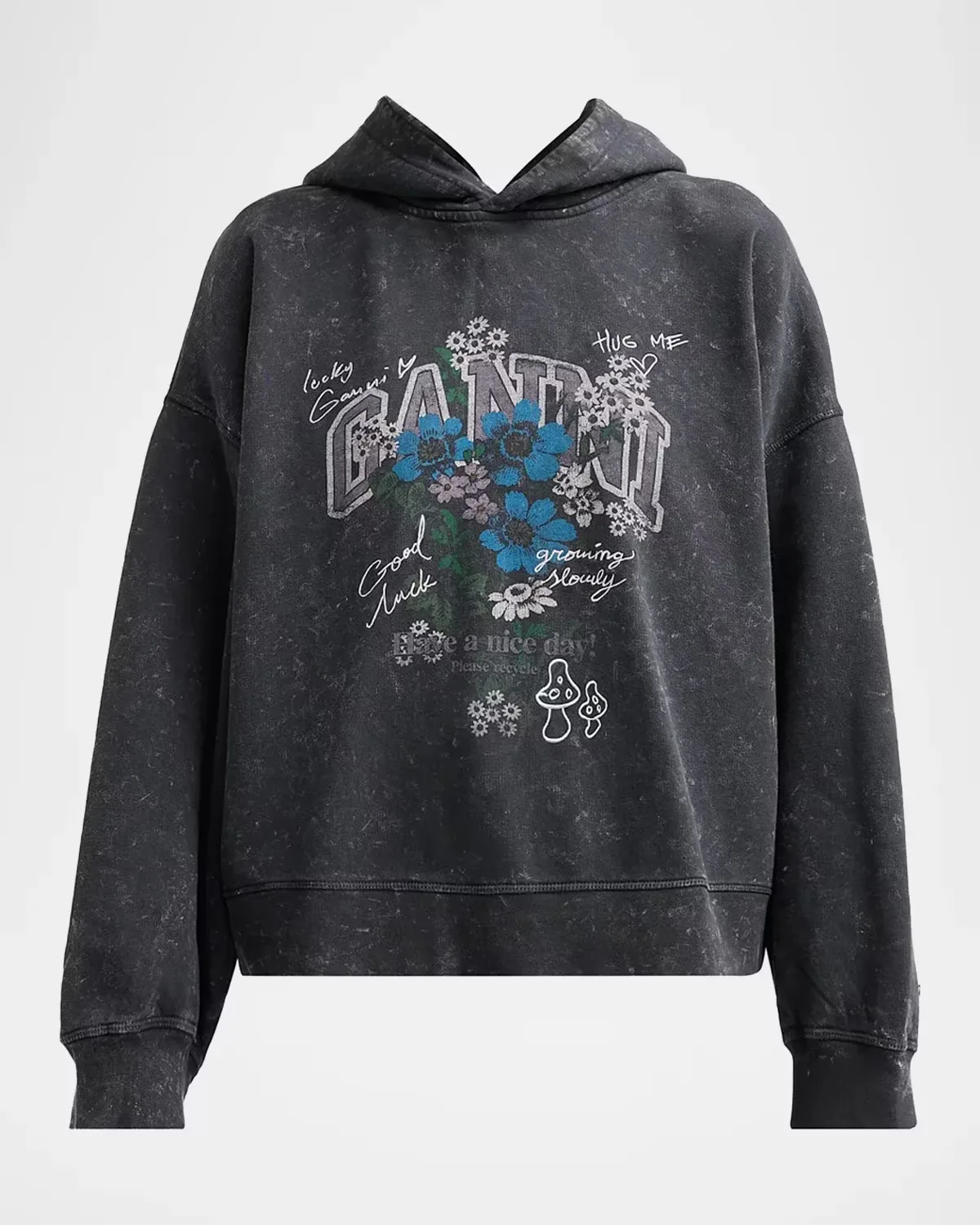 Isoli Crop Hoodie by GANNI
