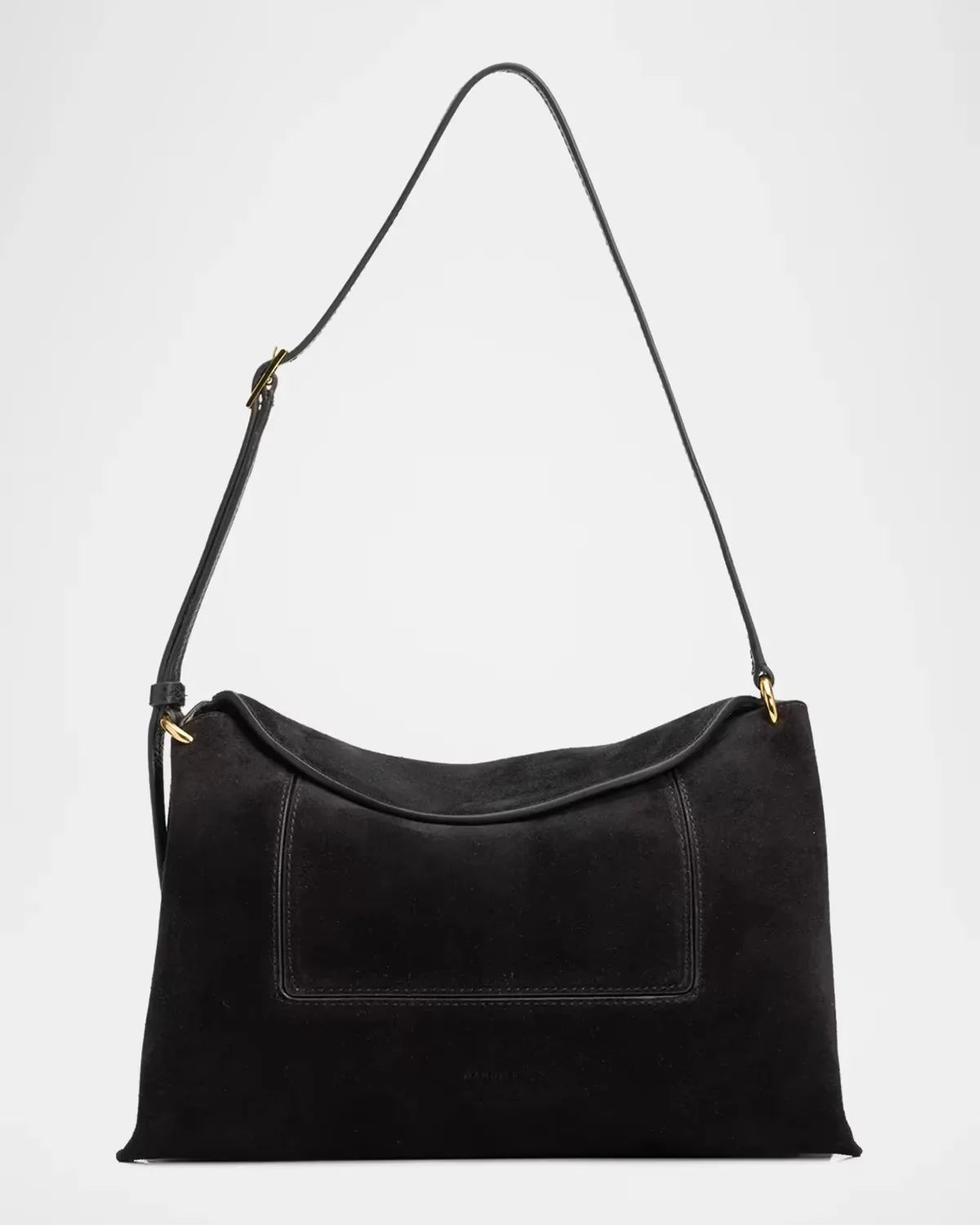 Penelope Slouch Suede Shoulder Bag by Wandler