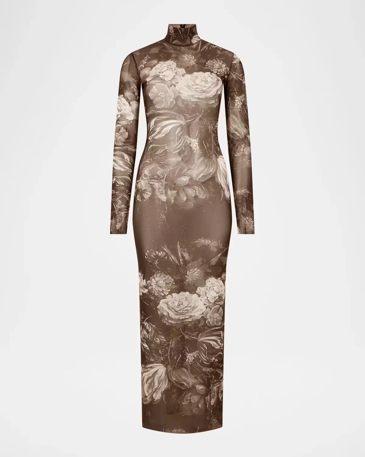 Printed Sheer Maxi Dress by Roberto Cavalli