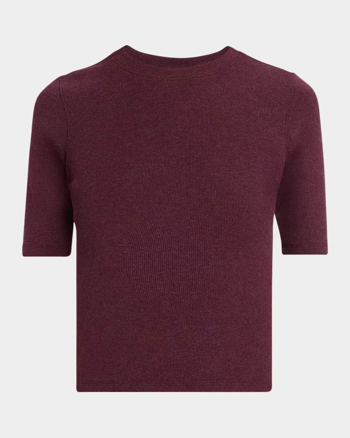 The Rib Crewneck Tee by FRAME