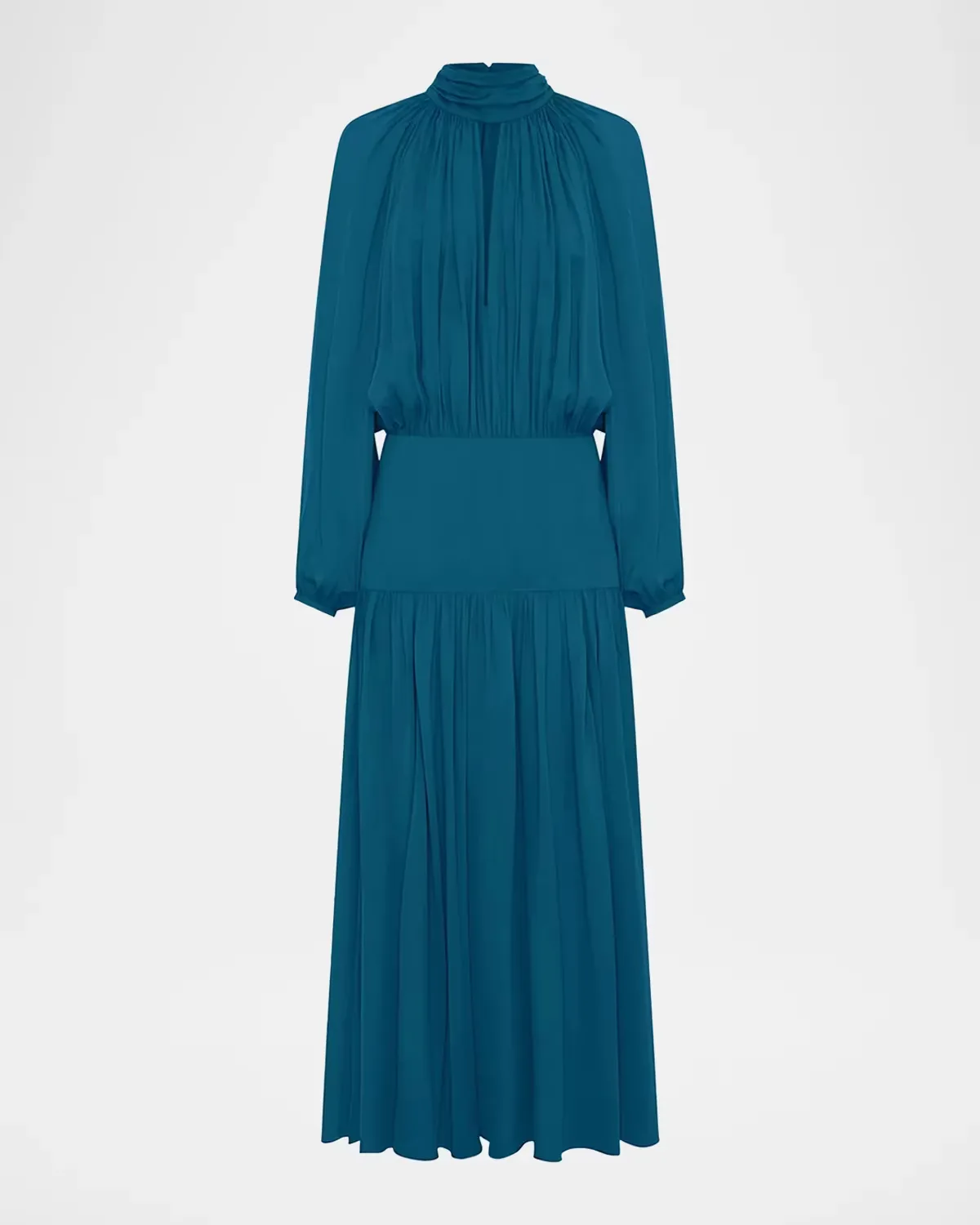 Aneta Gathered Georgette Maxi Dress by NICHOLAS