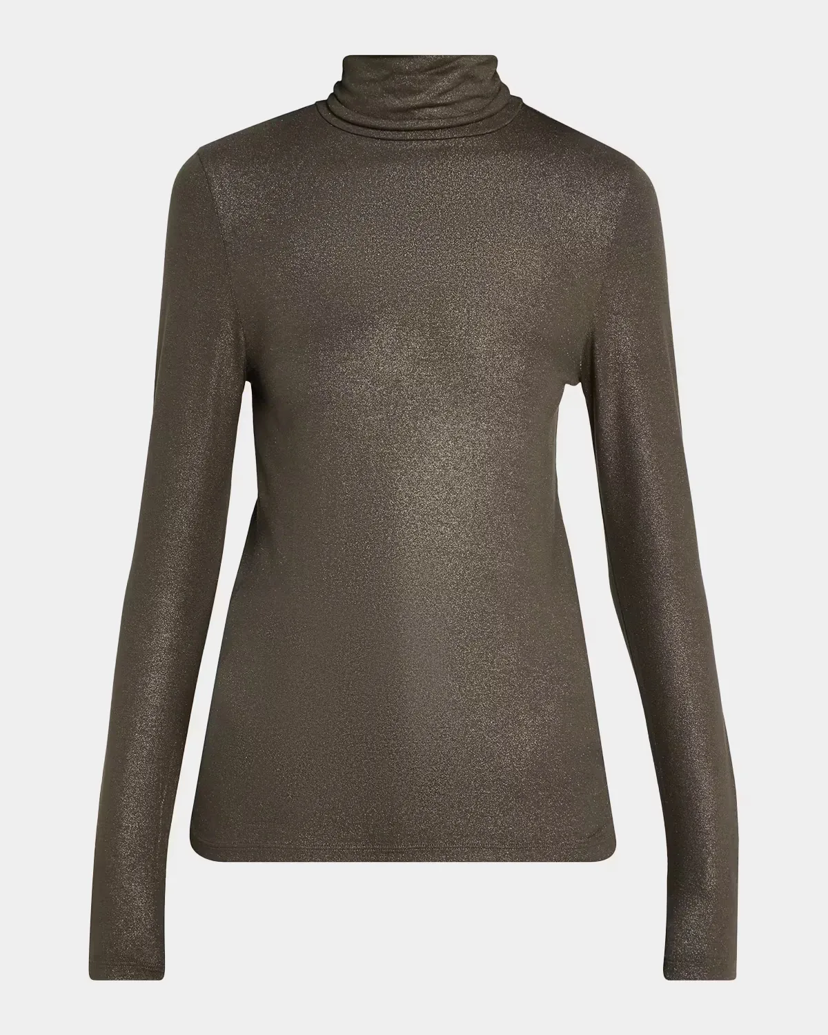 Soft Touch Metallic Crewneck Top by Majestic