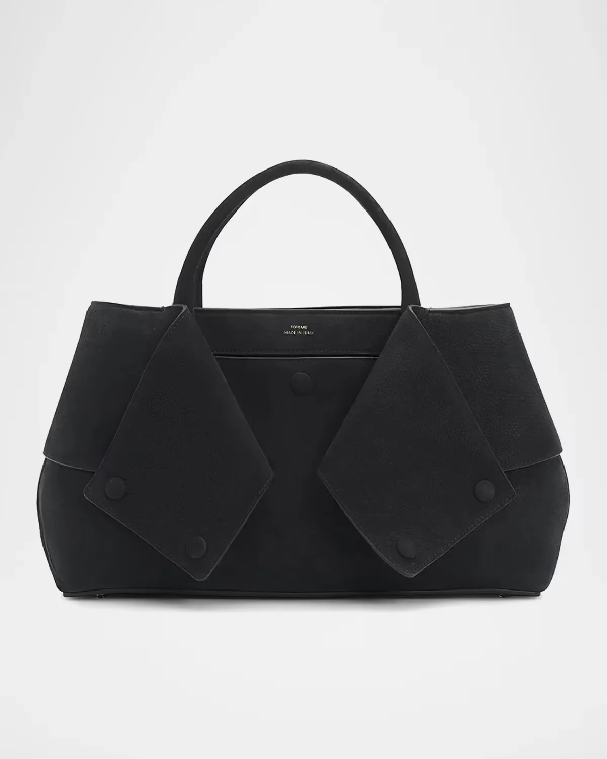 Medium Belted Suede Tote Bag by Totême