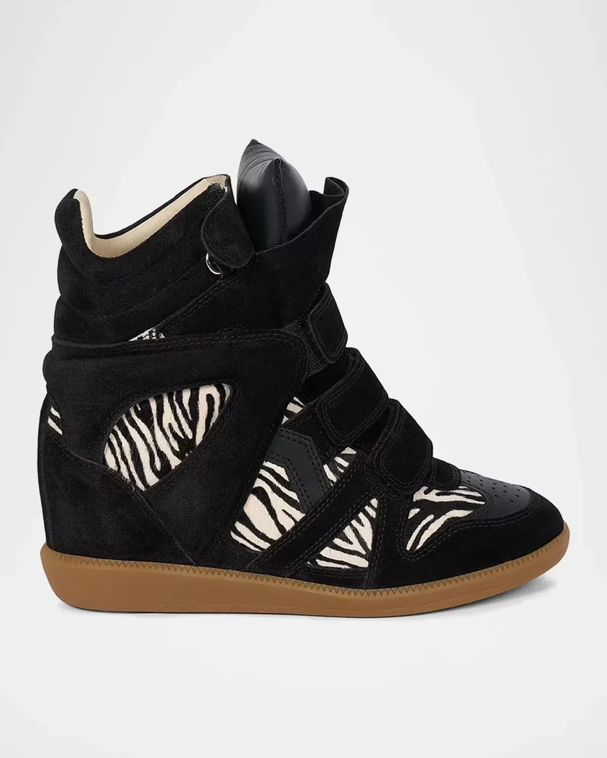 Bekett Ring 50MM Suede High-Top Sneakers