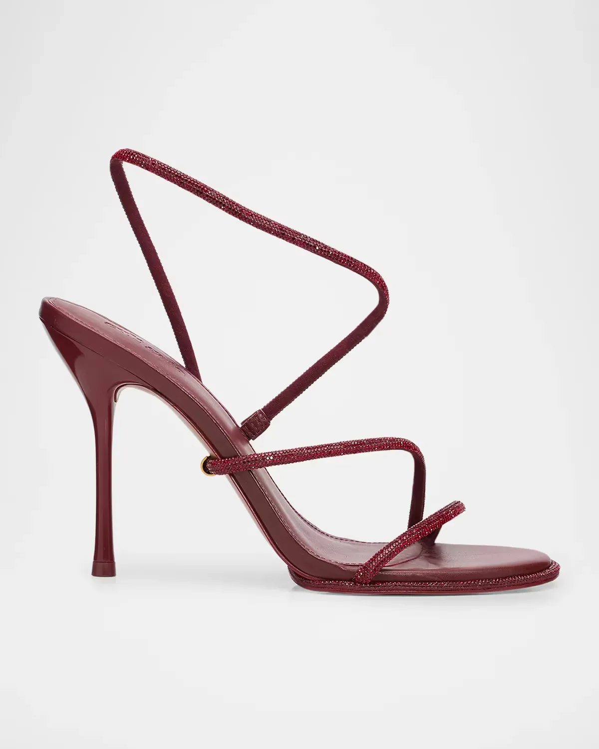 105mm Candace Pave Crystal Sandals