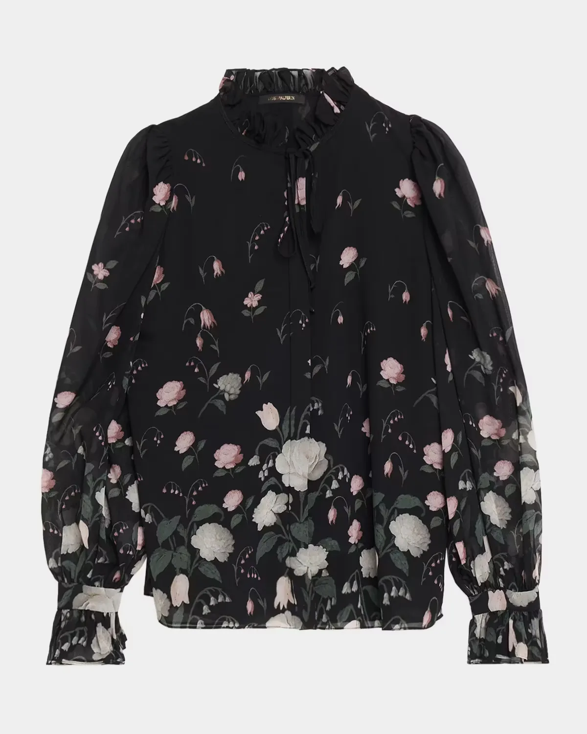 Jack Floral-Print Chiffon Blouse by Kobi Halperin