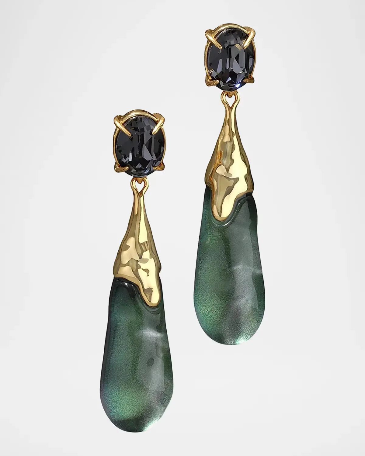 Bonbon 14K-Gold-Plated, Lucite & Crystal Drop Earrings by Alexis Bittar